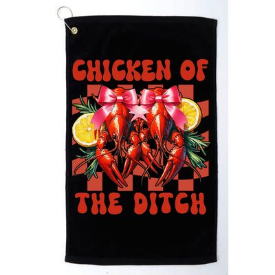 Crawfish Boil Coquette Bow Cajun Seafood Chicken Of Ditch Golf Towel