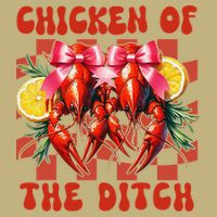 Crawfish Boil Coquette Bow Cajun Seafood Chicken Of Ditch Cooling Performance Crew T-Shirt