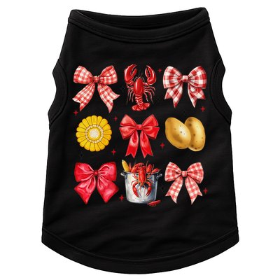 Coquette Bow Crawfish Boil Girl Aesthetic Funny Girl Women Doggie Tank