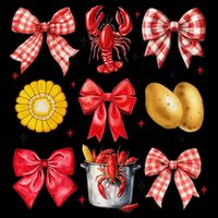 Coquette Bow Crawfish Boil Girl Aesthetic Funny Girl Women Backpack