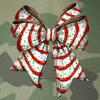 Coquette Bow Christmas Tree Cake Christmas Vibes Legacy Tie Dye Trucker Hat