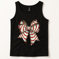 Coquette Bow Christmas Tree Cake Christmas Vibes Tank Top
