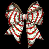 Coquette Bow Christmas Tree Cake Christmas Vibes Tank Top