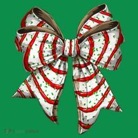 Coquette Bow Christmas Tree Cake Christmas Vibes Tall T-Shirt