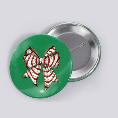 Coquette Bow Christmas Tree Cake Christmas Vibes Button