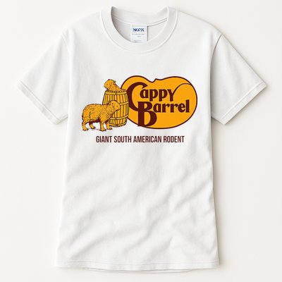 Cappy Barrel; Capybara Campaign Store Logo Tall T-Shirt