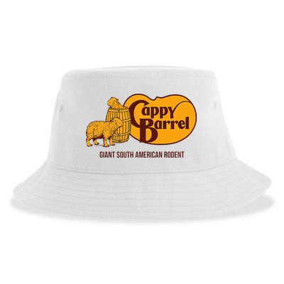 Cappy Barrel; Capybara Campaign Store Logo Sustainable Bucket Hat