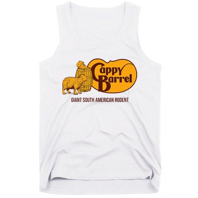 Cappy Barrel; Capybara Campaign Store Logo Tank Top