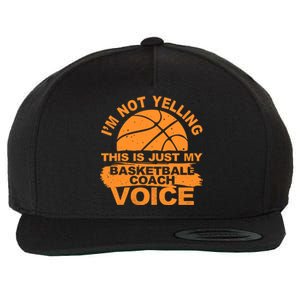 Cool Basketball Coach Basketball Coaching Voice Gift Wool Snapback Cap