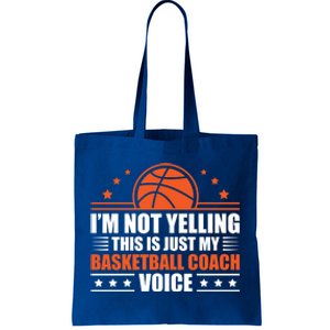 Cool Basketball Coach Basketball Coaching Voice Meaningful Gift Tote Bag