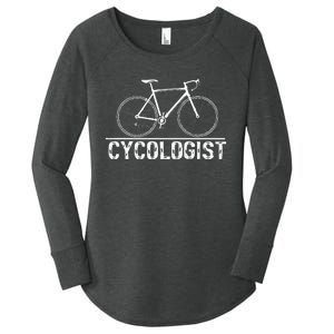 Cycologist Bike Cycling Bicycle Cyclist Christmas Women's Perfect Tri Tunic Long Sleeve Shirt