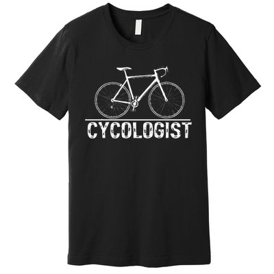 Cycologist Bike Cycling Bicycle Cyclist Christmas Premium T-Shirt