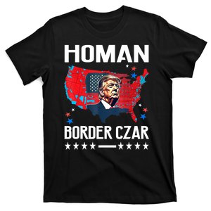 Christmas Border Czar Tom Homan Trump President Elect Maga Support Gift T-Shirt