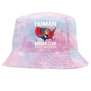 Christmas Border Czar Tom Homan Trump President Elect Maga Support Gift Tie-Dyed Bucket Hat