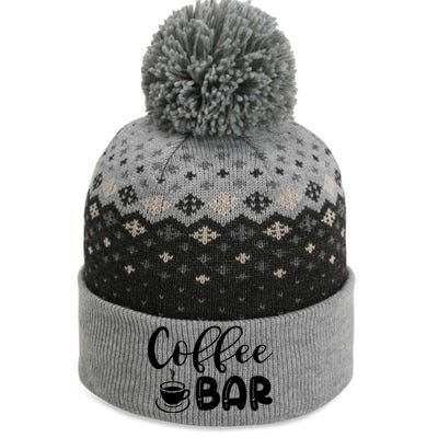 Coffee Bar The Baniff Cuffed Pom Beanie