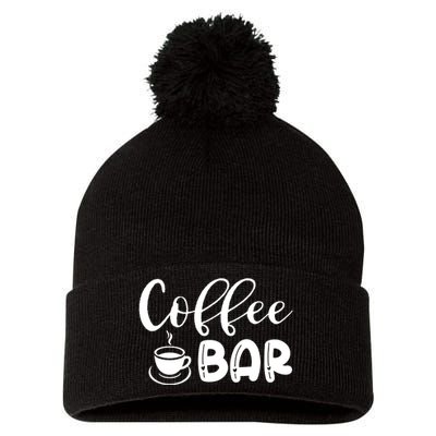 Coffee Bar Pom Pom 12in Knit Beanie