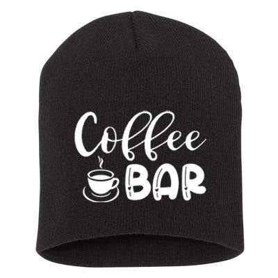 Coffee Bar Short Acrylic Beanie