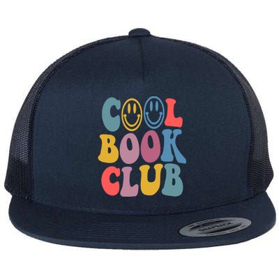 Cool Book Club Funny Book Lover Club Booktrovert Club Gift Flat Bill Trucker Hat