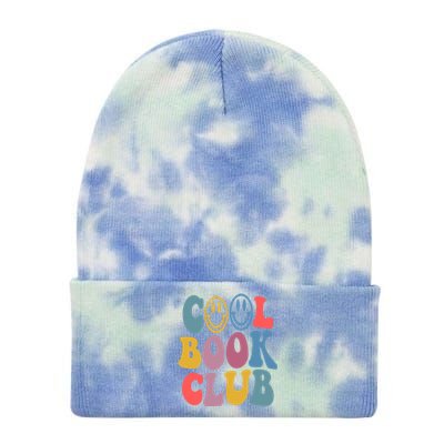 Cool Book Club Funny Book Lover Club Booktrovert Club Gift Tie Dye 12in Knit Beanie