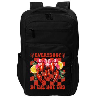 Crawfish Boil Coquette Everybody In Hot Tub Cajun Seafood Impact Tech Backpack