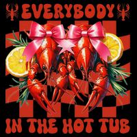 Crawfish Boil Coquette Everybody In Hot Tub Cajun Seafood Drawstring Bag