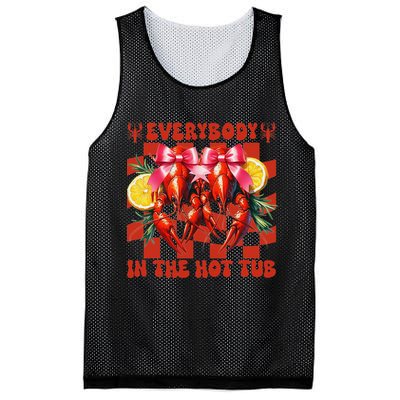 Crawfish Boil Coquette Everybody In Hot Tub Cajun Seafood Mesh Reversible Basketball Jersey Tank