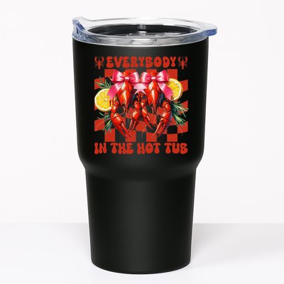 Crawfish Boil Coquette Everybody In Hot Tub Cajun Seafood Tumbler