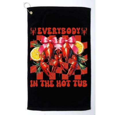 Crawfish Boil Coquette Everybody In Hot Tub Cajun Seafood Golf Towel
