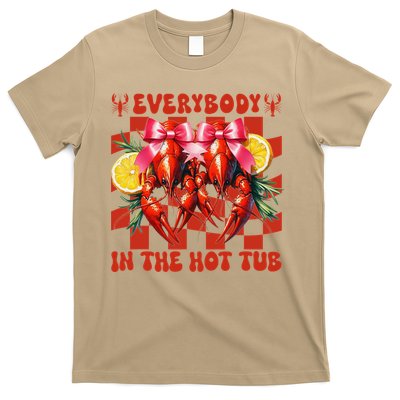 Crawfish Boil Coquette Everybody In Hot Tub Cajun Seafood T-Shirt