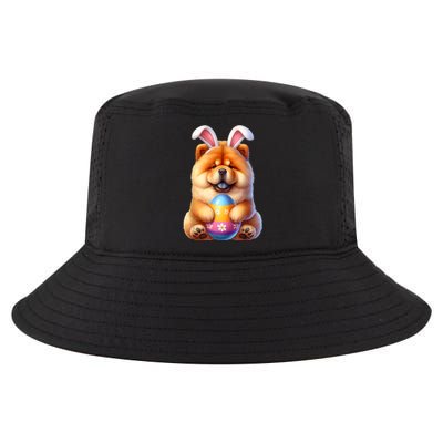 Cute Bunny Chow Chow Dog Easter Hug Eggs Easter Day Cool Comfort Performance Bucket Hat