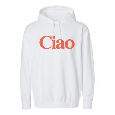 Ciao Bella Garment-Dyed Fleece Hoodie