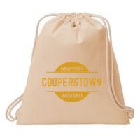 Cooperstown Baseball Cooperstown New York Baseball Hall Of Drawstring Bag