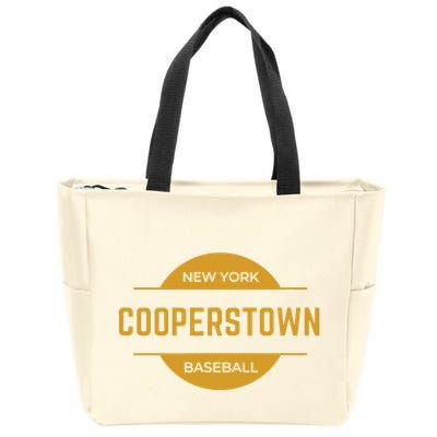 Cooperstown Baseball Cooperstown New York Baseball Hall Of Zip Tote Bag