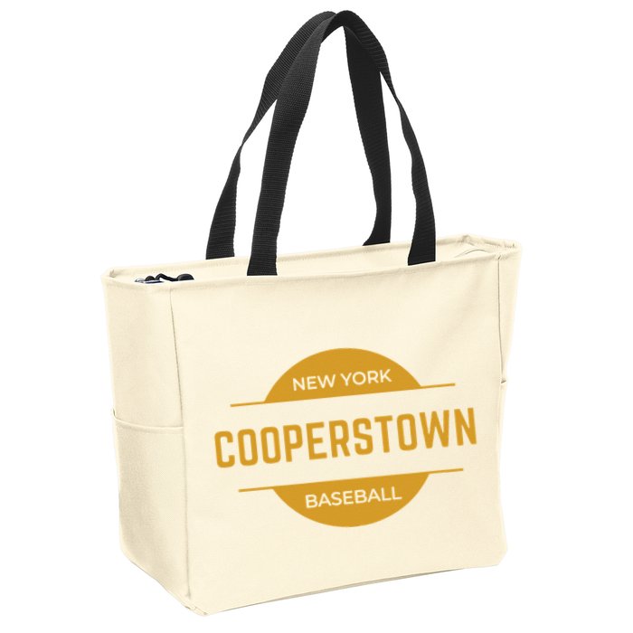 Cooperstown Baseball Cooperstown New York Baseball Hall Of Zip Tote Bag
