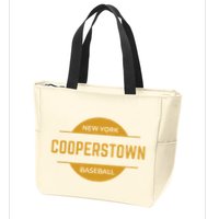 Cooperstown Baseball Cooperstown New York Baseball Hall Of Zip Tote Bag