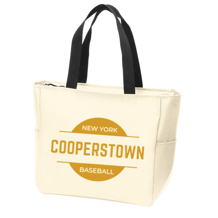 Cooperstown Baseball Cooperstown New York Baseball Hall Of Zip Tote Bag