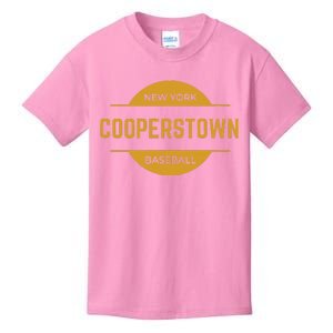 Cooperstown Baseball Cooperstown New York Baseball Hall Of Kids T-Shirt