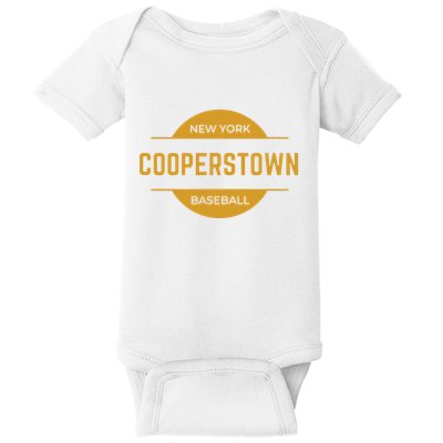 Cooperstown Baseball Cooperstown New York Baseball Hall Of Baby Bodysuit