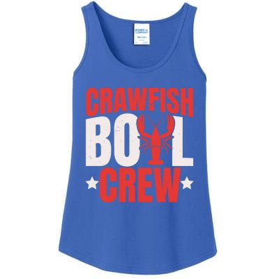 Crawfish Boil Crew Design Funny Crawfish Lover Cajun Season Cool Gift Ladies Essential Tank