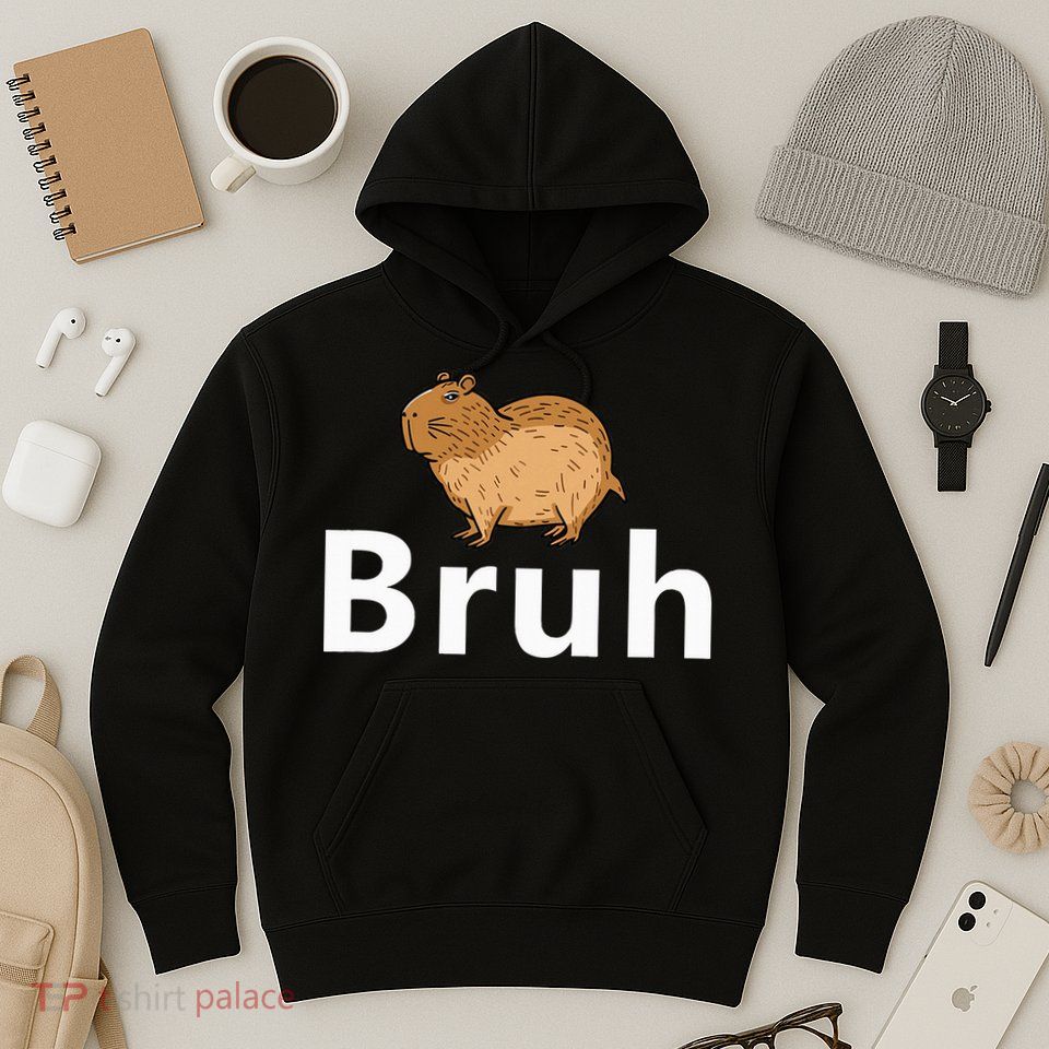 Capybara Bruh Hoodie