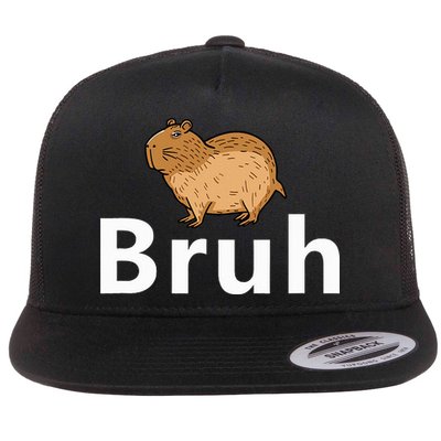 Capybara Bruh Flatbill Hat