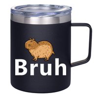 Capybara Bruh 12oz Stainless Steel Coffee Mug
