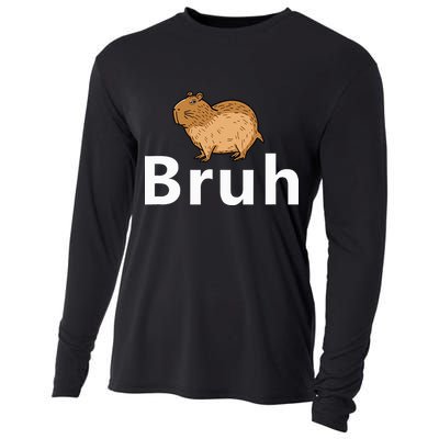 Capybara Bruh Cooling Performance Long Sleeve Crew