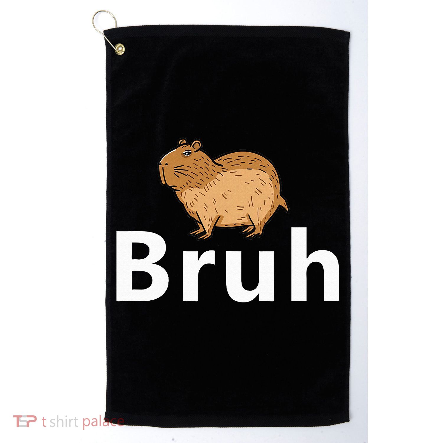 Capybara Bruh Golf Towel