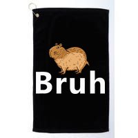 Capybara Bruh Golf Towel