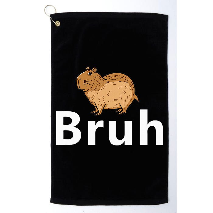 Capybara Bruh Golf Towel
