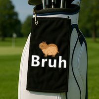 Capybara Bruh Golf Towel