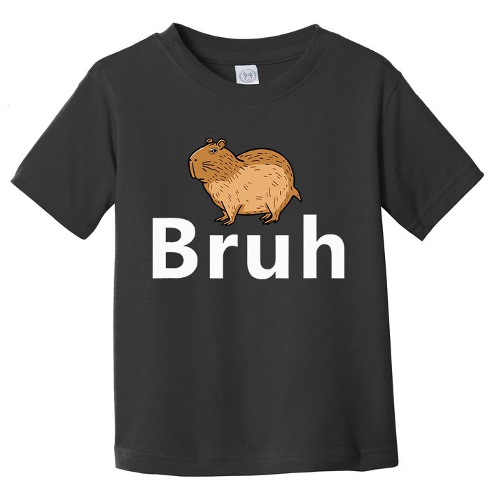 Capybara Bruh Toddler T-Shirt