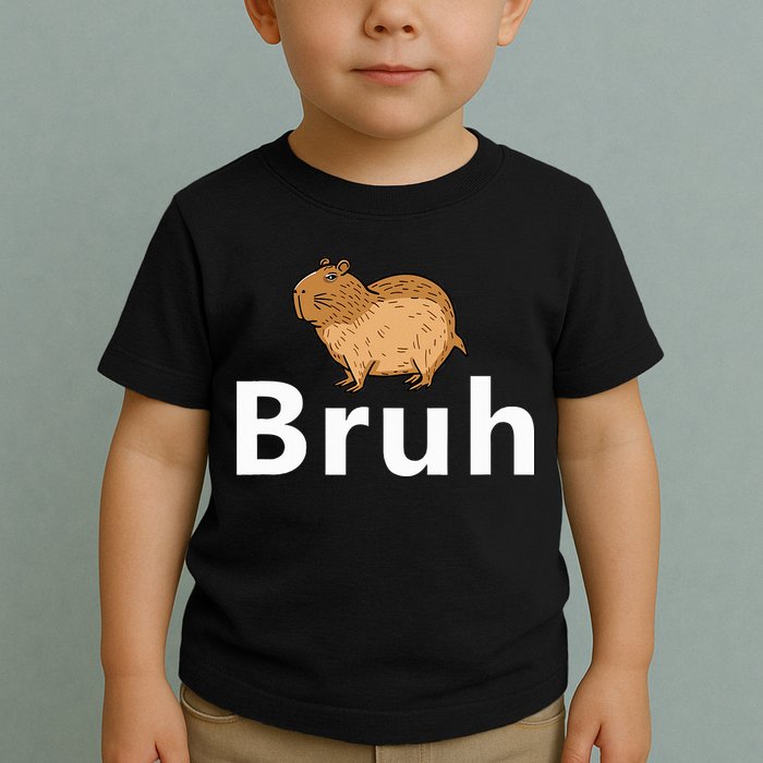 Capybara Bruh Toddler T-Shirt