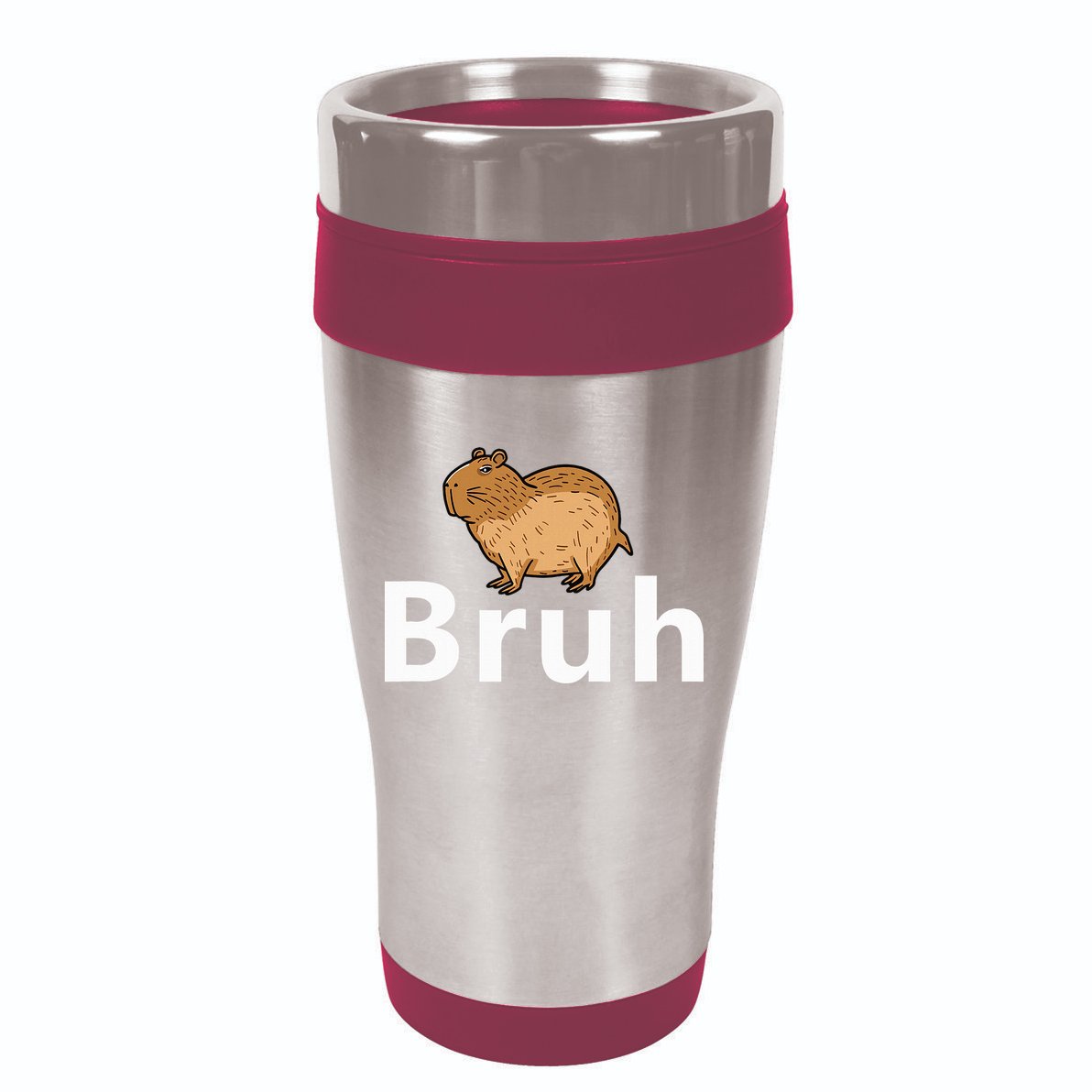 Capybara Bruh 16oz Travel Tumbler